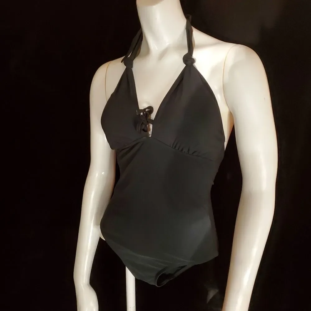 Michael Kors Black One Piece Swimsuit (4)
